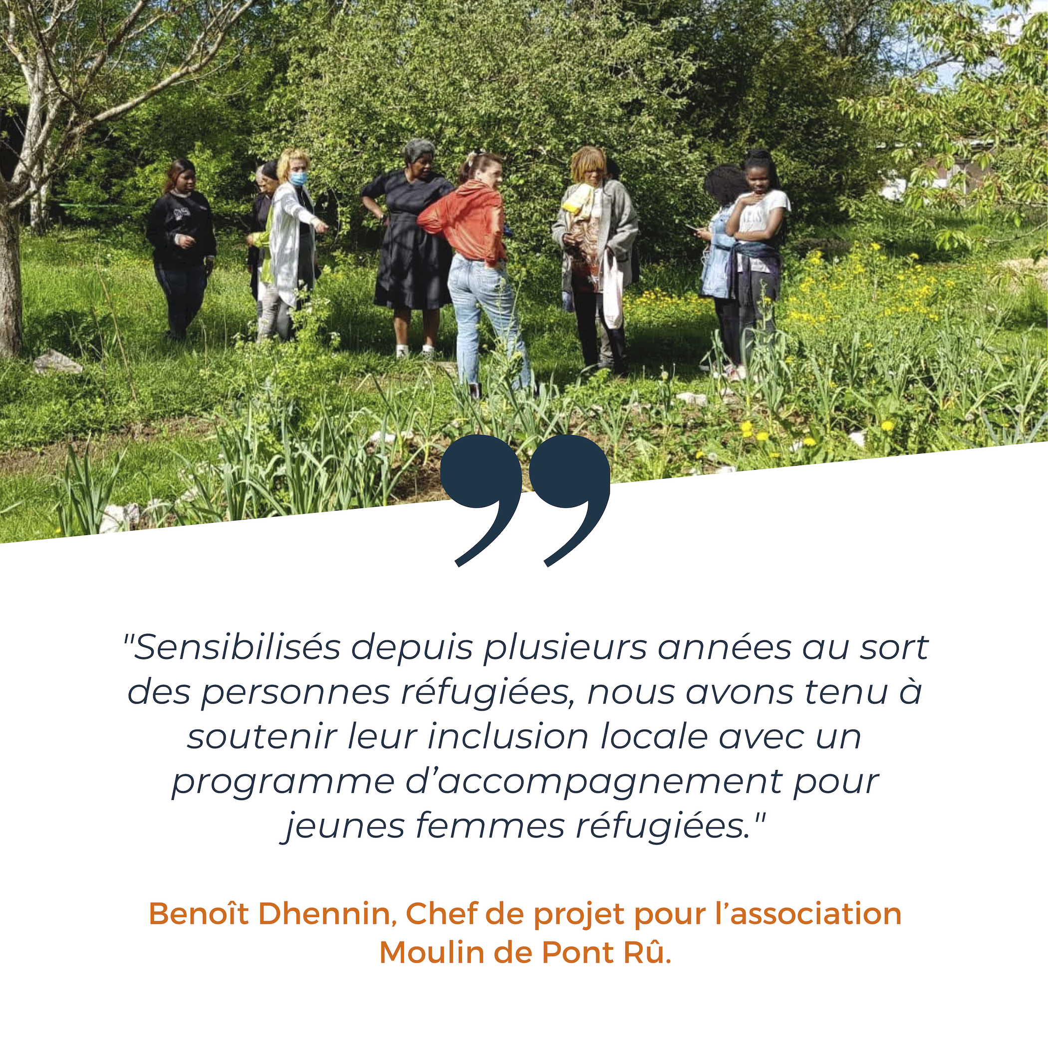 Restart Refugees, le programme d’accompagnement du Moulin de Pont Rû