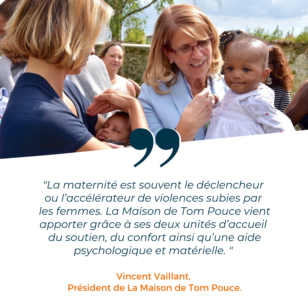 La Maison de Tom Pouce, une aide matérielle et morale à toute femme enceinte en grande difficulté.