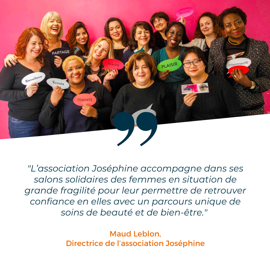 L’association Joséphine, un parcours unique de soins de beauté et de bien-être.