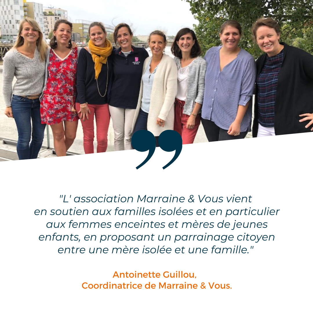 Marraine & Vous, des familles marraines pour mères isolées.