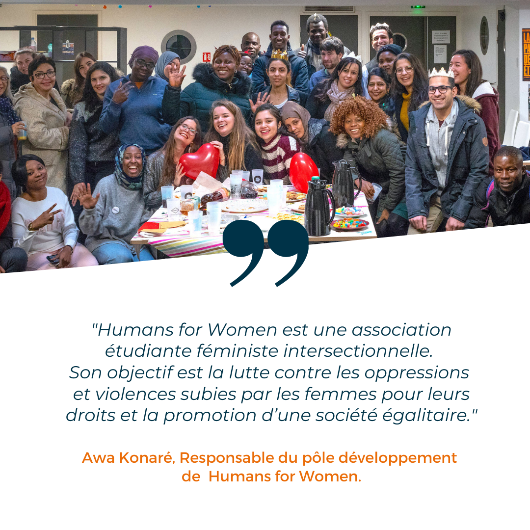 Humans for Women, une association étudiante féministe intersectionnelle.