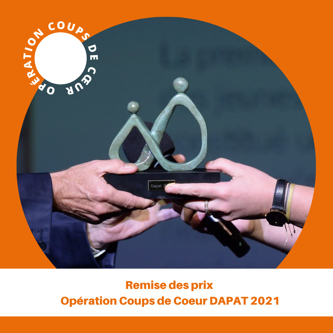 Notre premier événement : la soirée Coups de Cœur de DAPAT 2021.